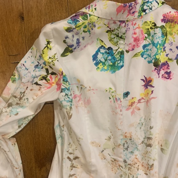 HAND BLEACHED JACKET FLORAL - Picture 8 of 10